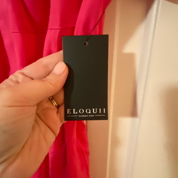 NWT Eloquii Pink Maxi Dress - Picture 4 of 11